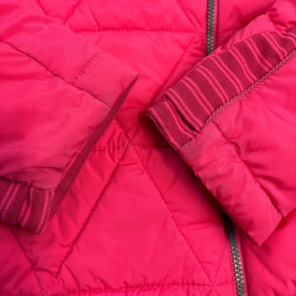 Lululemon Fluffed Up Pullover Puffer Jacket Boom Juice Pink Size 6 - Picture 6 of 6